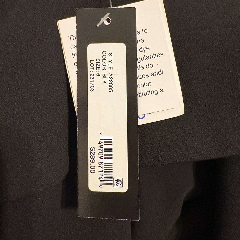 Chic Asymmetrical Black Dress - Picture 5 of 6